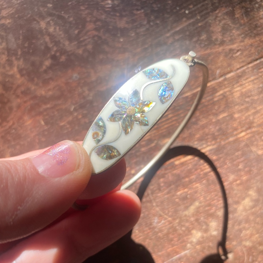 Alpaca Mexico Silver Bracelet